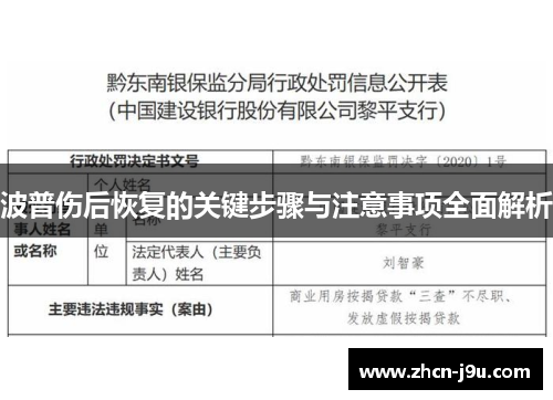 波普伤后恢复的关键步骤与注意事项全面解析